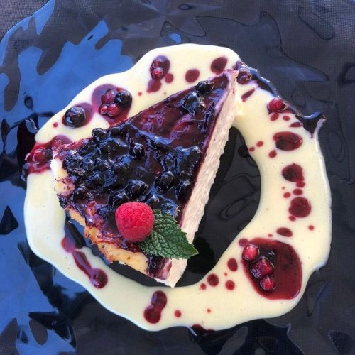 porcion tarta de queso coríu